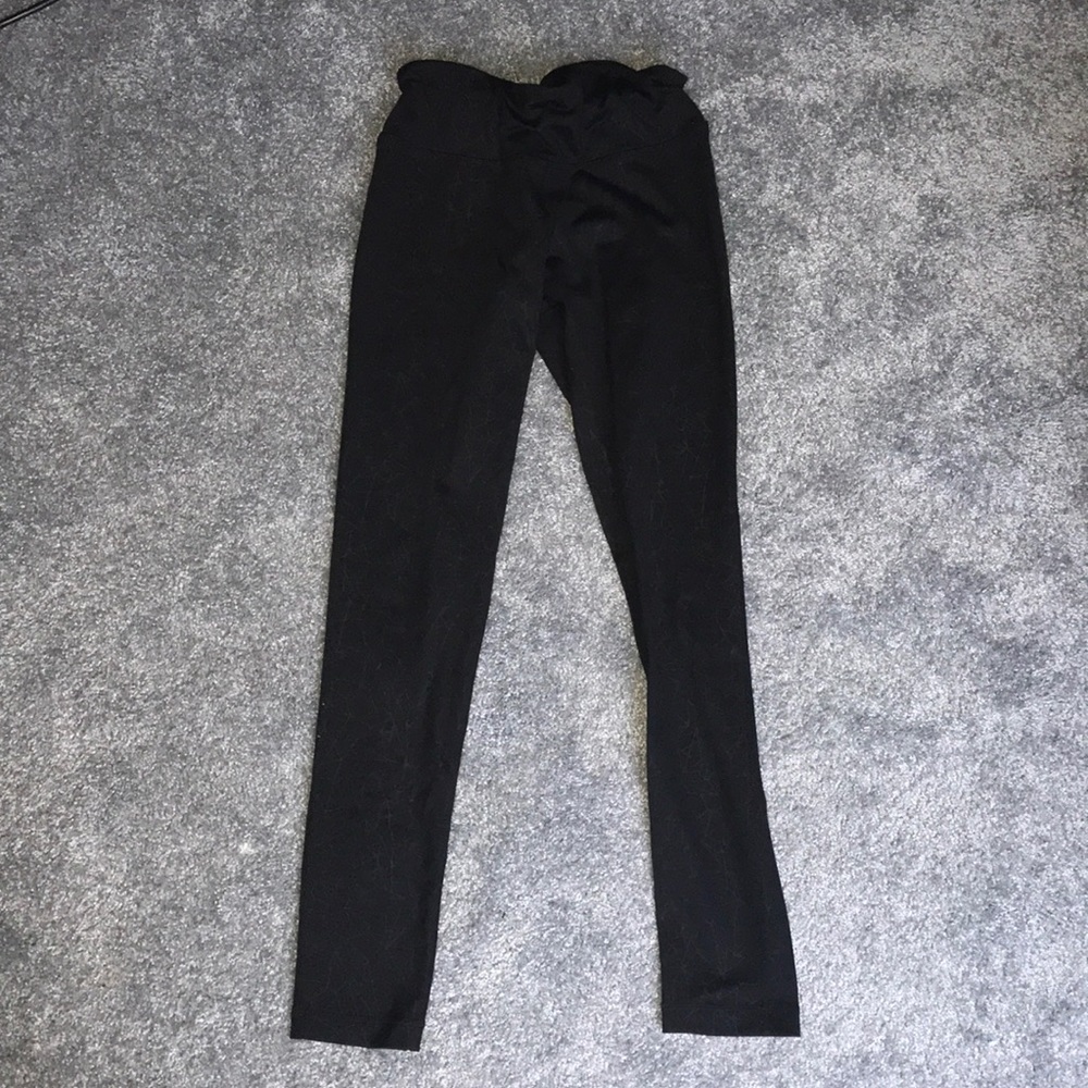 Black Printed Leggings